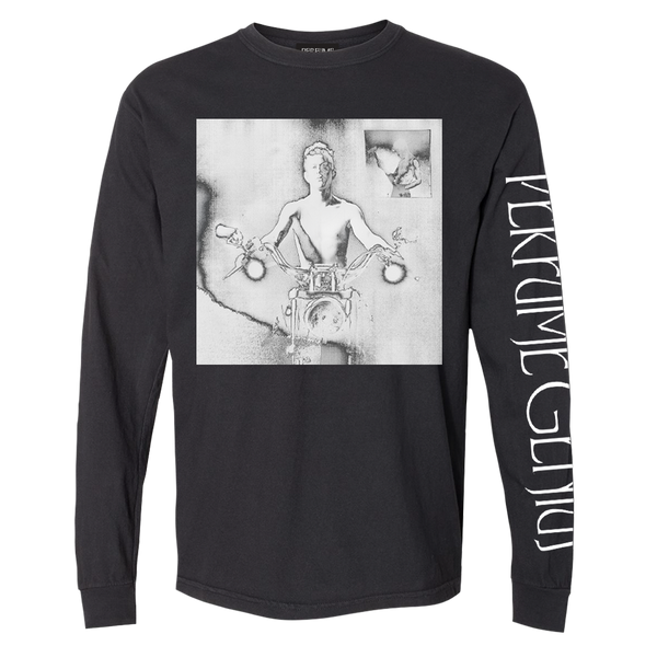 Perfume Genius 'Moto Photo' Long Sleeve Shirt, Black
